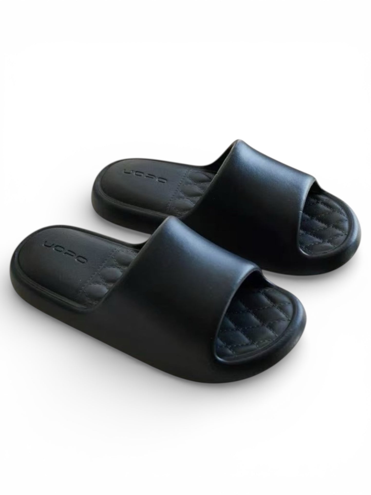 Men's & Women’s Cushioned Cloud Slippers – 1.5” Thick Soft Sole, Anti-Slip Comfort Slides for Indoor & Outdoor Use