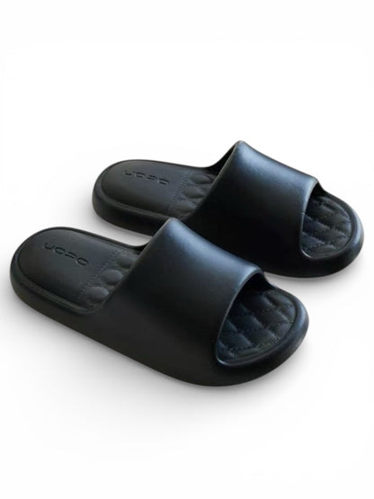 Men's & Women’s Cushioned Cloud Slippers – 1.5” Thick Soft Sole, Anti-Slip Comfort Slides for Indoor & Outdoor Use